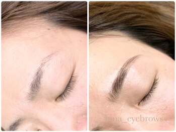 ファソ ブロウアンドアイズ(fasol)/Before→After