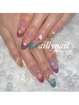アイリーネイル(ailly nail)/フラッシュフレンチネイル