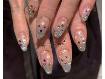 ～ゆめかわ星ネイル～