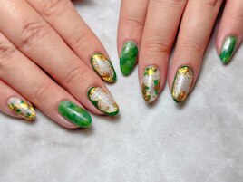 アンティークフラワーネイル