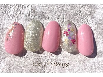 押し花×キラキラ￥7000