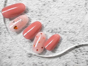雅凪/ぽわっとチークネイル