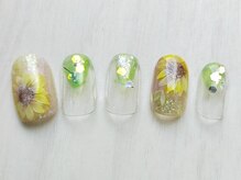 ナビネイル(Nabi nail)/ひまわりネイル