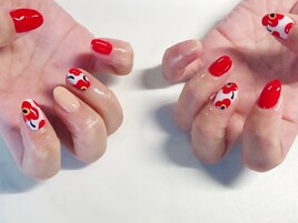 マリメッコ風ネイル