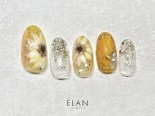 エラン メグロ(ELAN Meguro)/ひまわりネイル