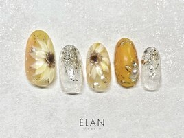 ひまわりネイル