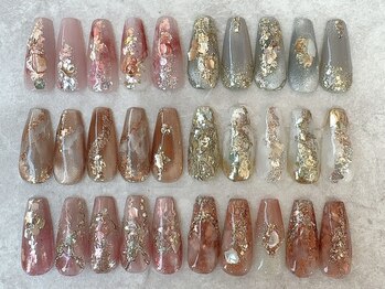 クリーム(Nail Atelier CREAM)の写真/《うるうる★キラキラ★ときめくニュアンスネイル》貴方にぴったりのデザインでいつでも見惚れる指先へ♪
