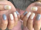 夏カラーネイル