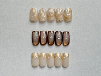 フィロンネイル 武蔵小杉店(filonnail)の写真/"こだわりぬいたさりげなさ"を。インク/色混ぜ等ニュアンス特化のデザインが豊富【定額ニュアンス¥7500～】