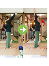 サプライズ整体院/30代ママさんの肩こり初回結果