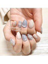 リルガーデン 新宿南口(Lil' Garden)/マットチェックネイル