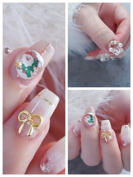 ネイル フライガール(nail FLY GIRL)/クリスマスデザイン♪
