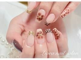 秋ネイル　持ち込みデザイン