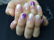 リエル(Riel)/たらしこみフラワーアート☆