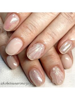 エム(M)/夏ネイル☆