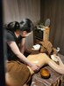 【女性限定】《もみほぐし45分バリ式リンパ40分＆ヘッドスパ30分》