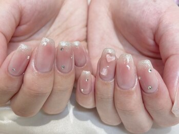 アース コアフュールボーテ 長野上田店(EARTH Coiffure beaute')/チークネイル 8500円