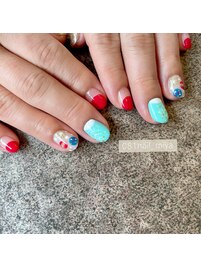 クリスマスネイル