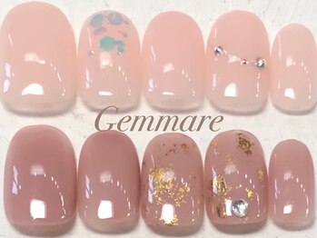 ジェンマーレ 青葉台店(Gemmare)の写真/良心的価格だからご新規様もネイル初心者様も気軽にネイルが楽しめる!ラメグラ¥5700/シンプルコース¥6480♪