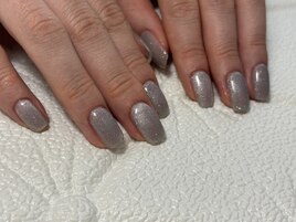 マグネットネイル施術写真