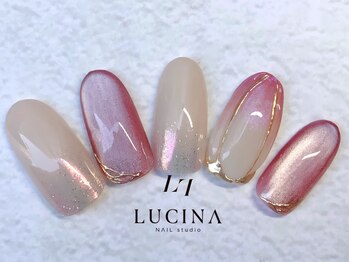 ネイルスタジオ ルキナ(LUCINA)の写真/春ネイルはミモザネイルや桜ネイル等シーズントレンドの華やかなデザインが豊富！フットネイルも◎