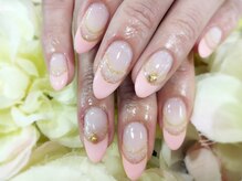 ネイルサロン 爪吉/上品！！Wフレンチ♪