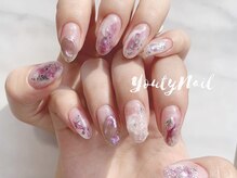 ユーティーネイル(Youty Nail)/くすみピンクニュアンス