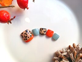 最新の組み合せ色♪豹柄★♪