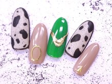 ネイルサロン ドルチェネイル 柏店(Dolce.Nail)/#アニマル柄#ダルメシアンネイル