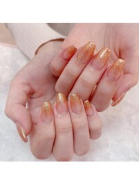 ラメグラデーション nail♪