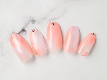 アモールネイル(amor nail)/さりげないミラーデザイン♪