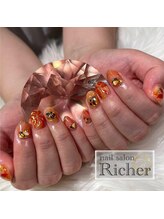 エスフィーネイルサロン リシェル(Esfy nailsalon Richer)/紅葉ネイル