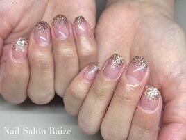 ラメグラ/ホログラデネイル