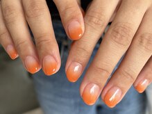 ネイルスペース ジェイズ ピンキー(NAIL SPACE J's PINKY)/オレンジグラデーション