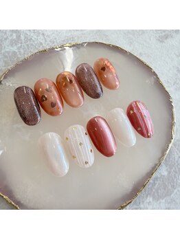 リジョイスヘア エン(REJOICE hair EN)/ai〈大人なバレンタインネイル〉