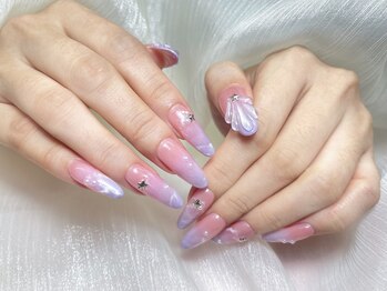 ピピーネイルズ 新宿(PIPPY NAILS)/海辺リゾート風ネイル