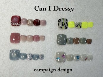 キャンアイドレッシー 奈良新大宮店(Can I Dressy)/foot【定額ネイル】