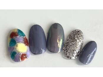 アルブル(ARBRE)/○8月定額シンプルネイル●