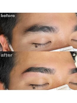 ビューステージ アイブロウサロン 岡山/男性のお客様も大歓迎です!