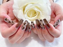 エムデコビューティ(M-DecoBeauty)/マグネット　レオパードネイル