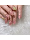 お花nail