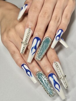 エクアネイルズ(Akuwa nails)/スカルプ◆150分アートやり放題