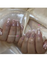 ルア(LUA)/フレンチ×リボンネイル