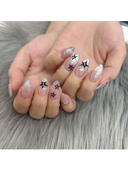 ポミーネイル 池袋店(pomynail)/星ネイル