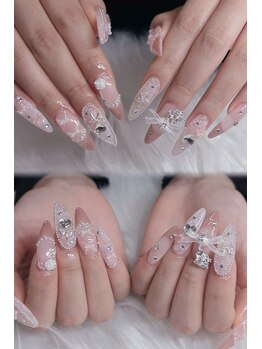 プティ アンジュ(Petit Ange)の写真/【新登場】自爪に優しいチップ長さ出し技術★薄すぎない厚み・強度◎美フォルム仕上げに大満足間違いナシ！