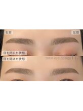 トータル アイ デザイン エイチ(h.)/こだわりの眉毛デザイン【1】