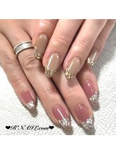 アールネイルドットコム(R*NAIL.com)/ガラスフレンチネイル