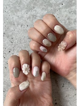 ベピール(bepiyl)/ガーリーネイル☆¥9000