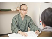 伝統鍼灸一滴庵/カウンセリング風景