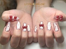 リームサロン 池袋店(LYYM SALON)/シルバーベース×レッドリボン